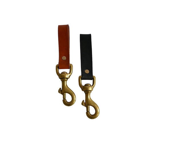 HH Leather Bolt Swivel Fob