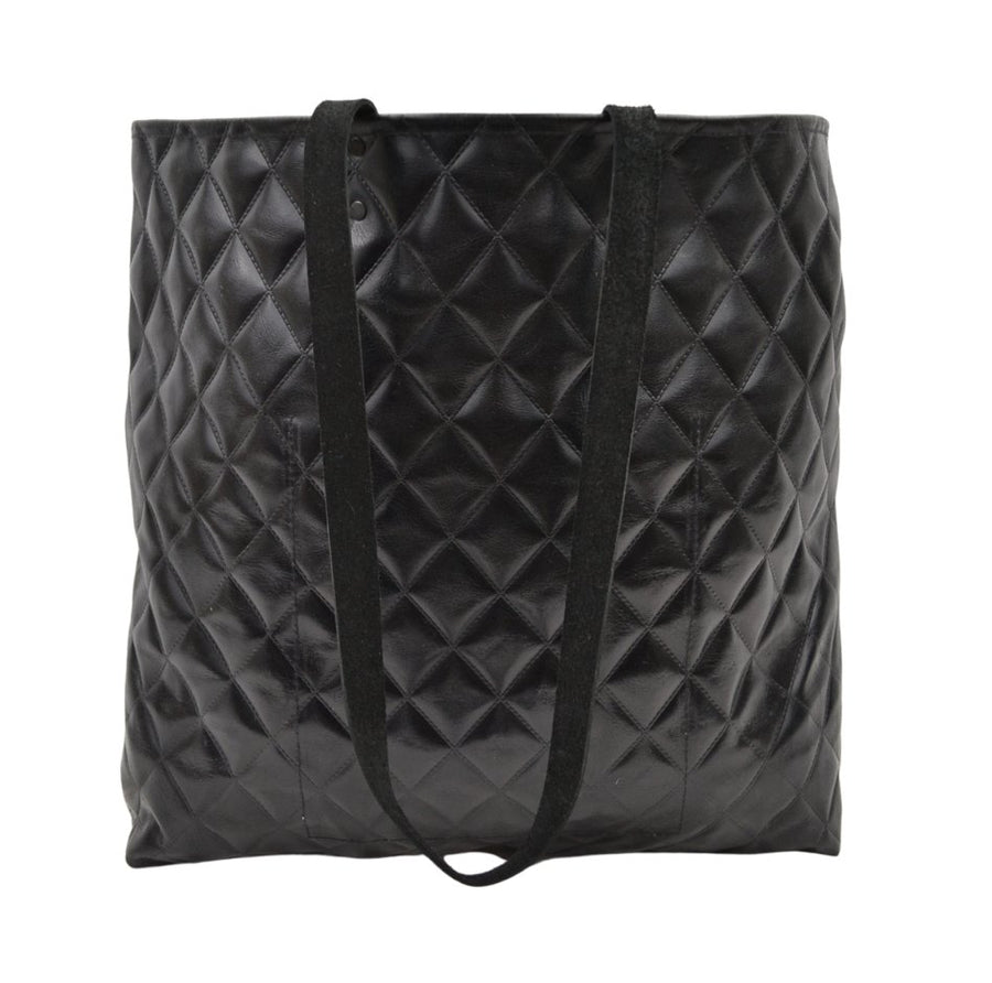HH Leather Quilted Tote Bag - Hudson’s Hill