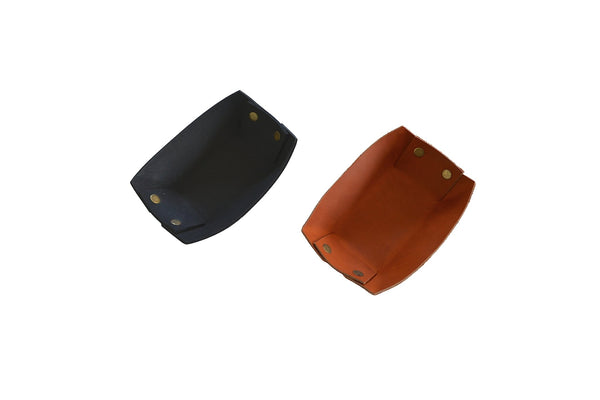HH Leather Small Catch-All Brass Hardware - Hudson’s Hill