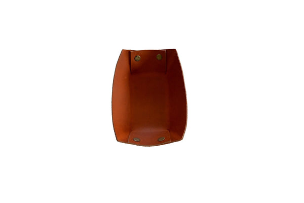 HH Leather Small Catch-All Brass Hardware - Hudson’s Hill