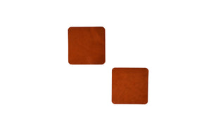 HH Leather Square Coaster Set Of 4 - Hudson’s Hill