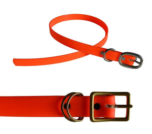 HH Safety Orange Large Breed Dog Collar