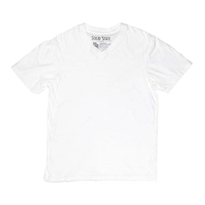 HH T-Shirt V-Neck (Optic White) - Hudson’s Hill