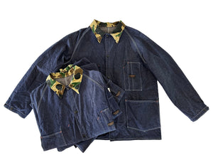 Hudson Overall Company Raglan Sleeve Chore Coat -- Ltd. Ed. Camo Collar - Hudson’s Hill