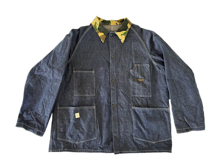 Hudson Overall Company Raglan Sleeve Chore Coat -- Ltd. Ed. Camo Collar - Hudson’s Hill