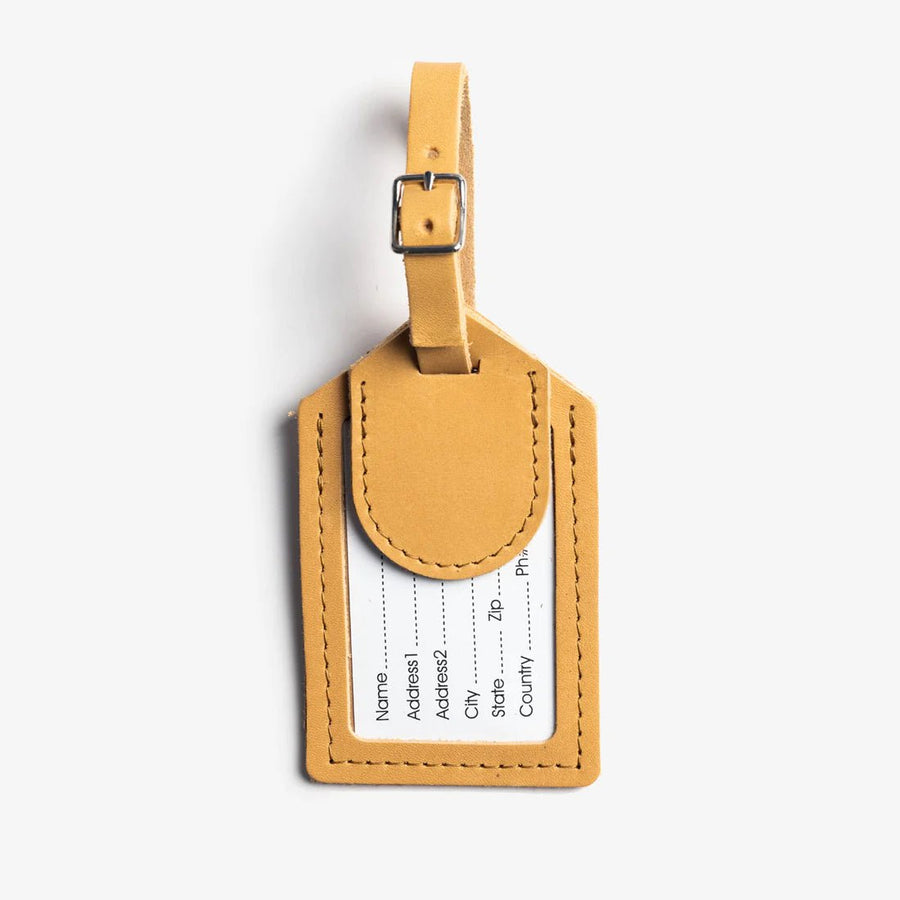 Leather AirTag Luggage Tag - Hudson’s Hill