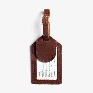Leather AirTag Luggage Tag - Hudson’s Hill