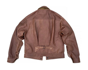 Mister Freedom - Bison Ranch Blouse Brown Veg Tan Leather - Hudson’s Hill