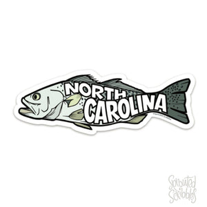 North Carolina Fish Sticker - Hudson’s Hill