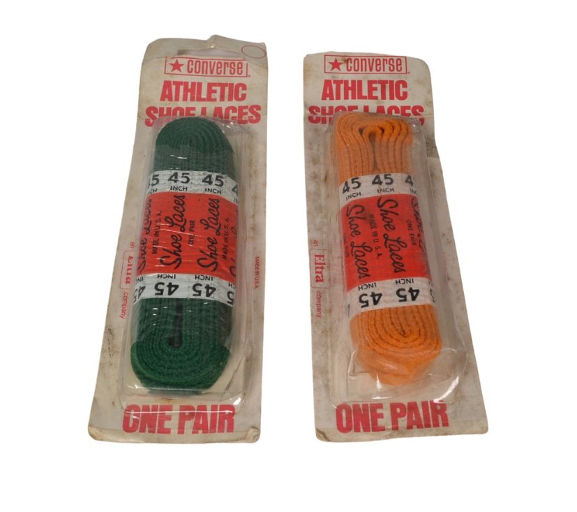 GVTG NOS Vintage Converse Shoe Laces Hudson s Hill Gold 45