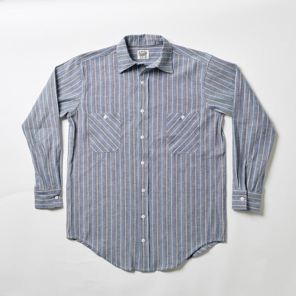 Proximity Mfg. Striped Chambray Shirt - Hudson’s Hill