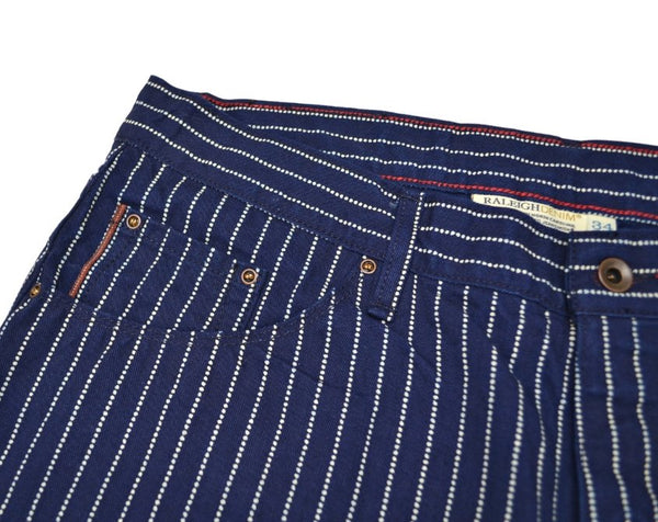 Raleigh Denim Alexander - Selvage Wabash Dot Stripe - Hudson’s Hill