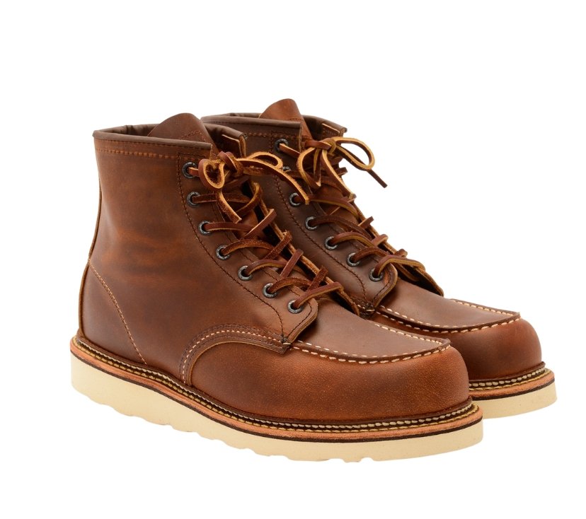 Red Wing Boots 1907 Classic Moc Copper Men's Hudson's Hill
