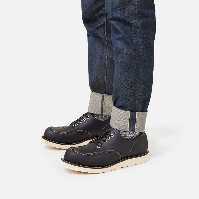 Red Wing Boots -- 8090 Shop Moc Oxford Black Red Wing Boots -- 8090 Shop Moc Oxford Black
