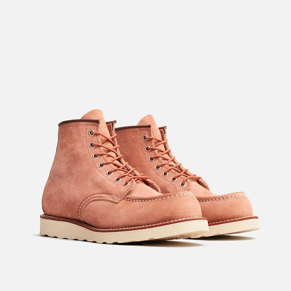 Red Wing Boots - 8208 Classic Moc Dusty Rose Abilene 6" Men's - Hudson’s Hill