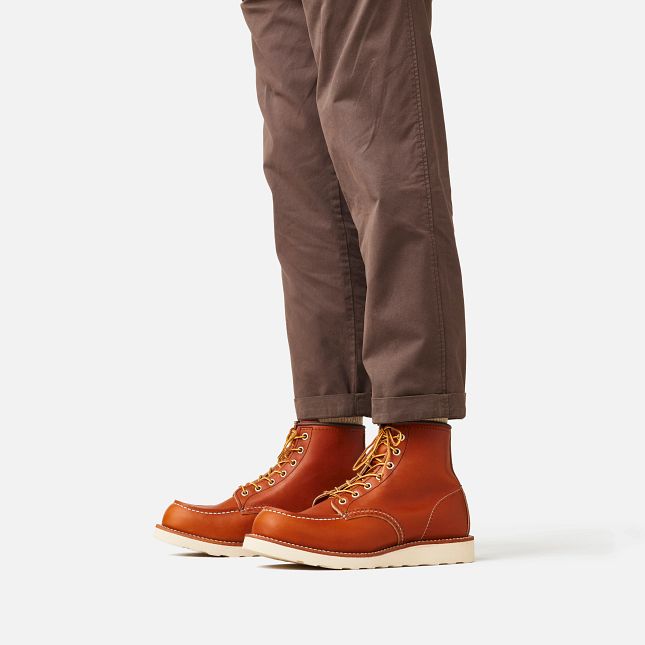 Red Wing Boots -- 875 Classic Moc Oro Legacy 6