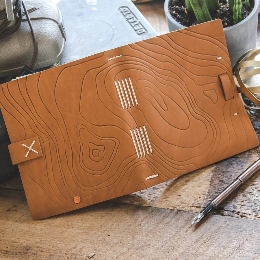 Rustico Good Book Topo Leather Journal - Hudson’s Hill
