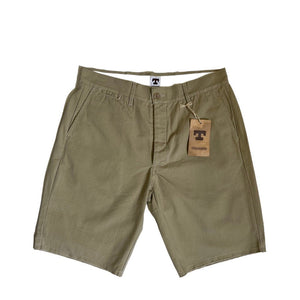 Tellason Cut-Off Shorts Cotton Ripstop Khaki - Hudson’s Hill