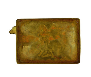 Vintage Mid Century Brass Ash Tray Hunting Dogs - Hudson’s Hill