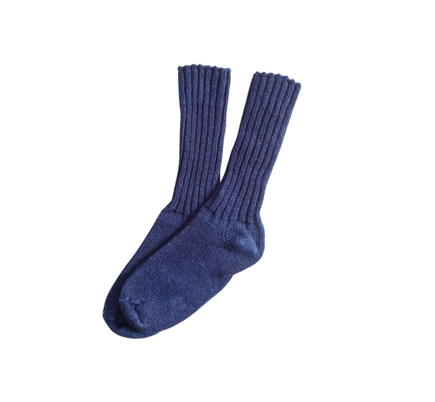 Bleu Forêt Solid Coloured Fine Wool Socks – Hangar 9